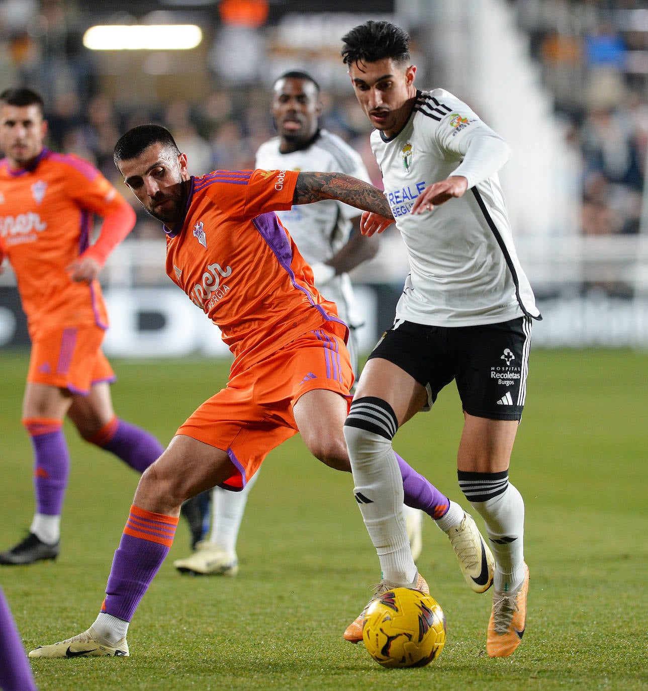 El partido Burgos CF-Albacete, en imágenes