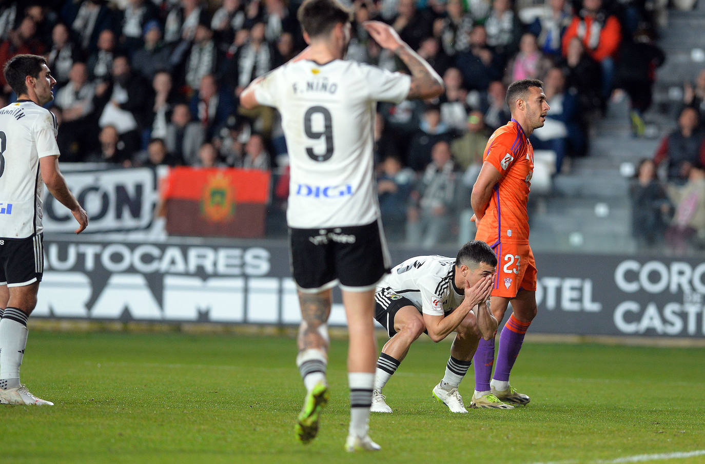 El partido Burgos CF-Albacete, en imágenes