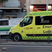 Herida al dar vueltas de campana y volcar su coche en Burgos