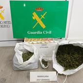 Detenidas dos personas en Burgos por transportar un kilo de marihuana