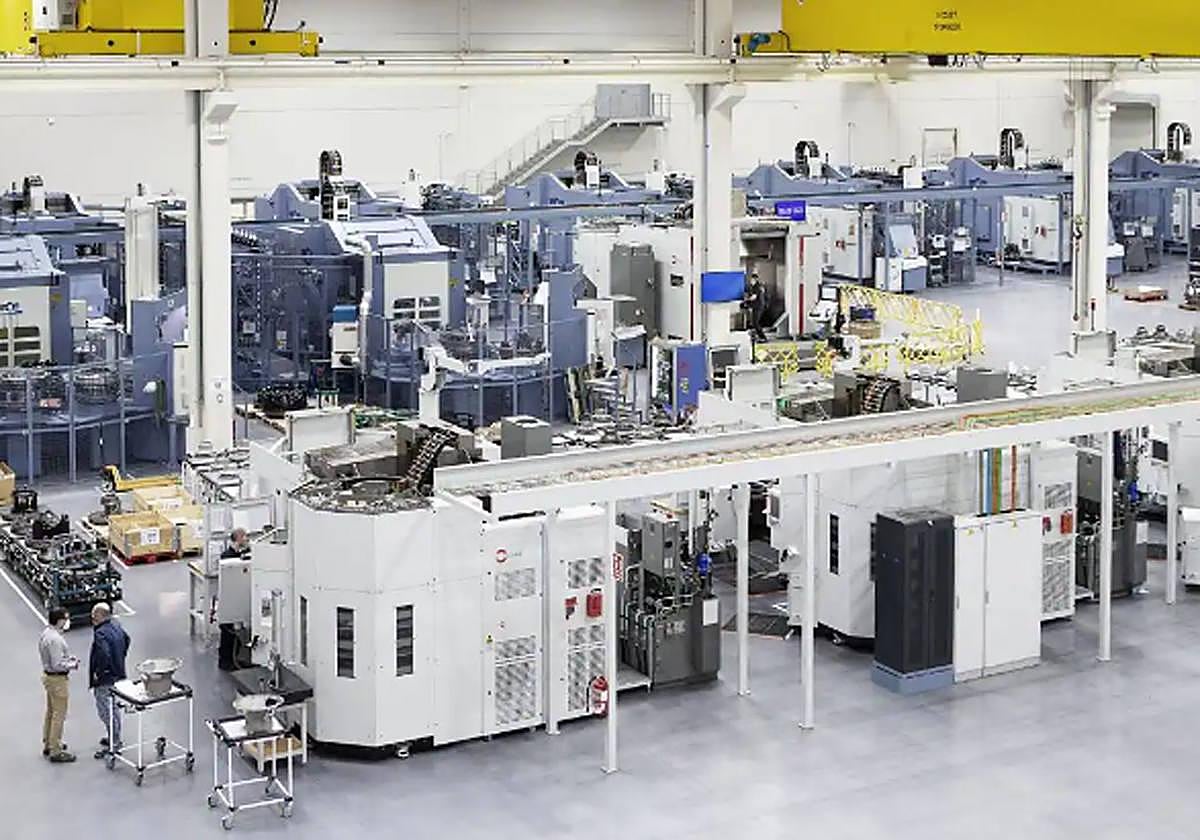 Interior de una de las plantas de Aciturri.