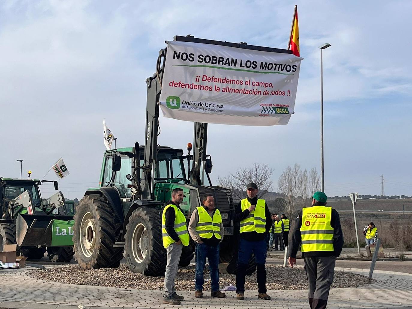 La tractorada en Aranda de Duero, en imágenes