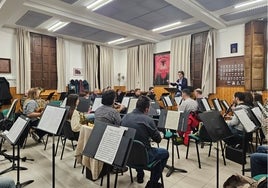 La Banda ultima los ensayos del concierto