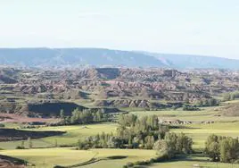 Vista del paisaje de Tobes.