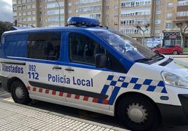 Vehículo de la Policía Local de Burgos.