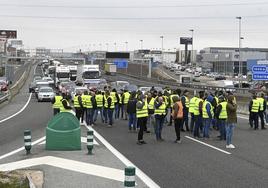 Imagen de la tractorada del 7 de febrero en Burgos.