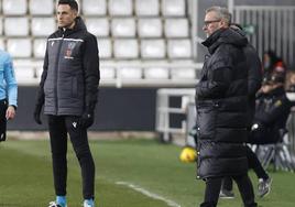 Bolo, durante el partdo contra el Racing de Ferrol.