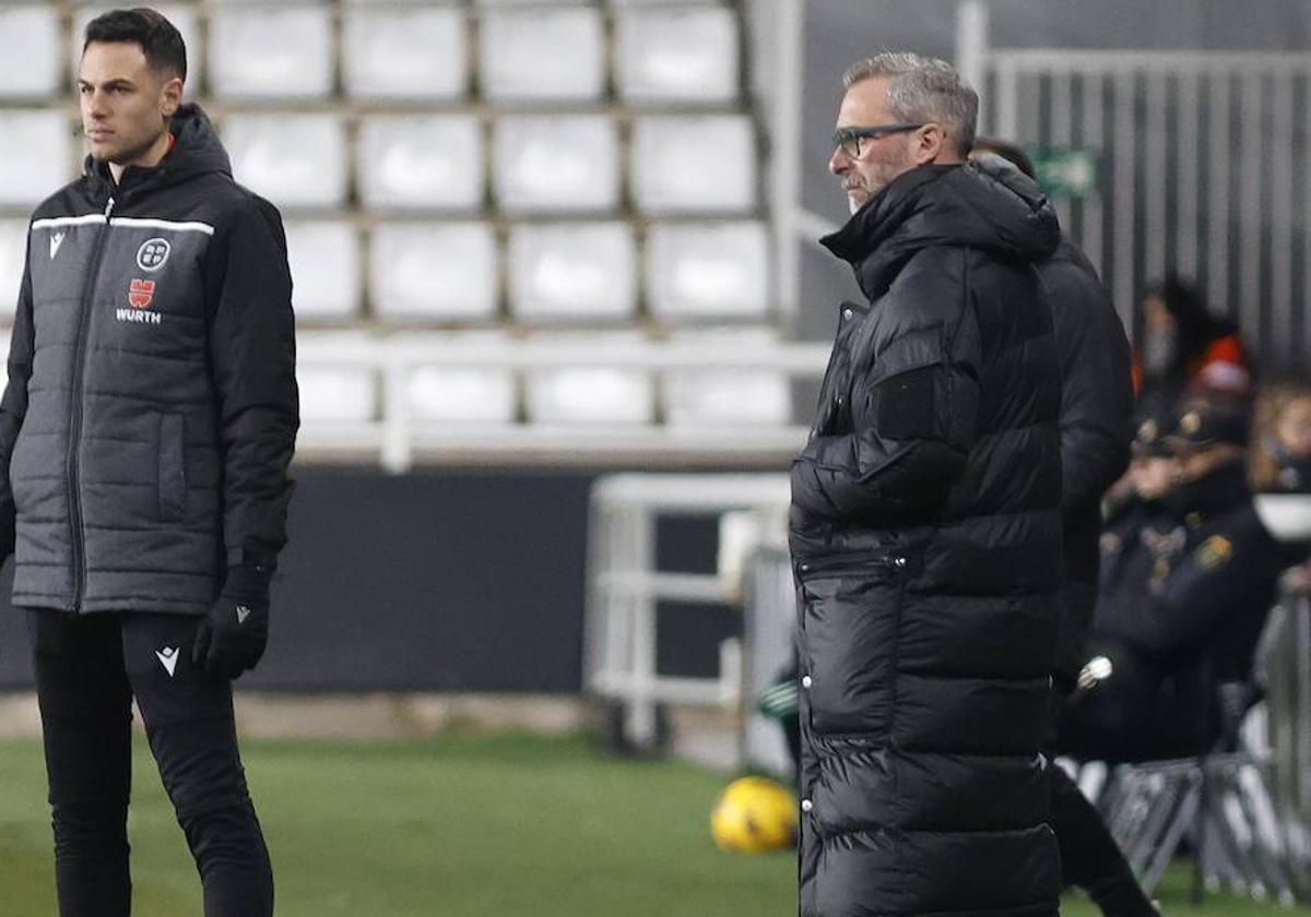 Bolo, durante el partdo contra el Racing de Ferrol.