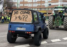 Protestas agrarias por las calles de Burgos.