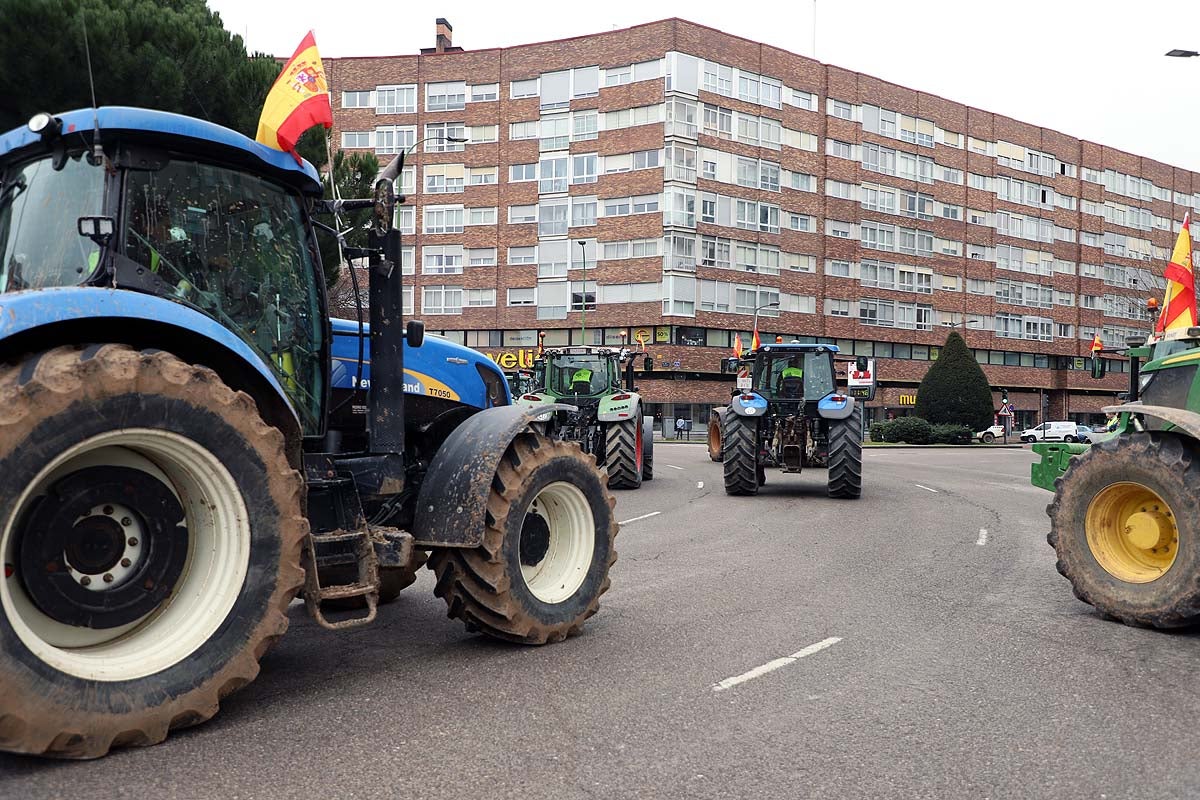 Nueva protesta agraria por las calles de Burgos