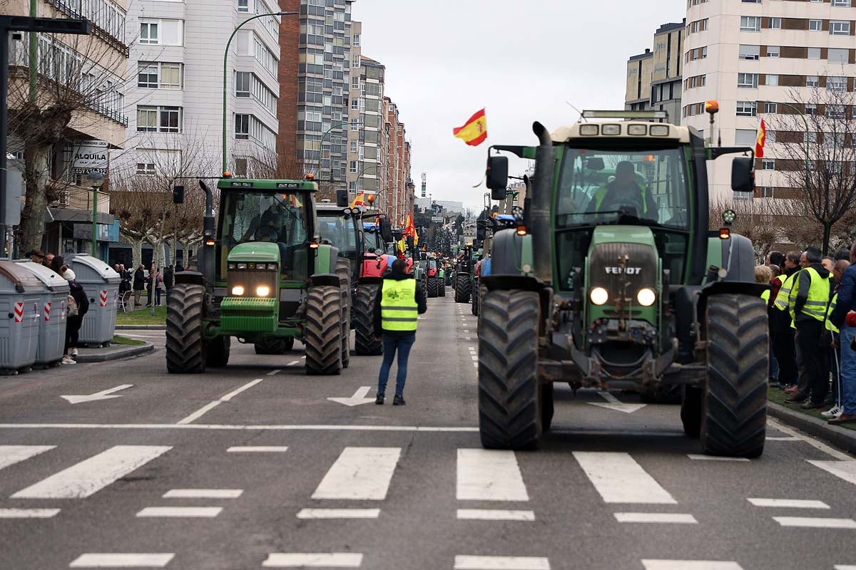 Nueva protesta agraria por las calles de Burgos