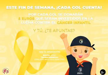 La Fundación Burgos CF se une a la lucha contra el cáncer infantil
