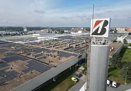 Instalaciones de la empresa Bridgestone en Burgos.