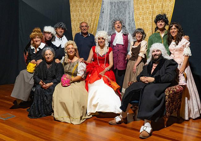 Integrantes del grupo de 'Espliego Teatro'.