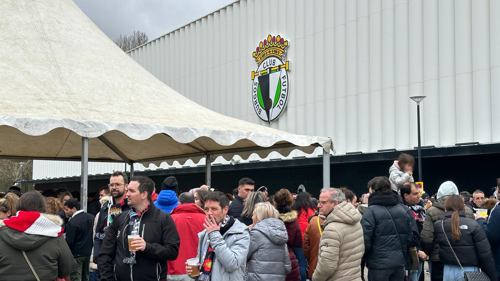 Imágenes de la fiesta previa al Burgos CF-Sporting