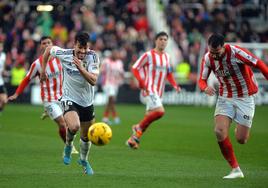 Imágenes de la victoria del Burgos CF este domingo ante el Sporting de Gijón en El Plantío