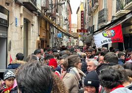 Ambientazo en el centro de Burgos.