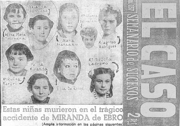 El Caso recogió fotos de las menores muertas.