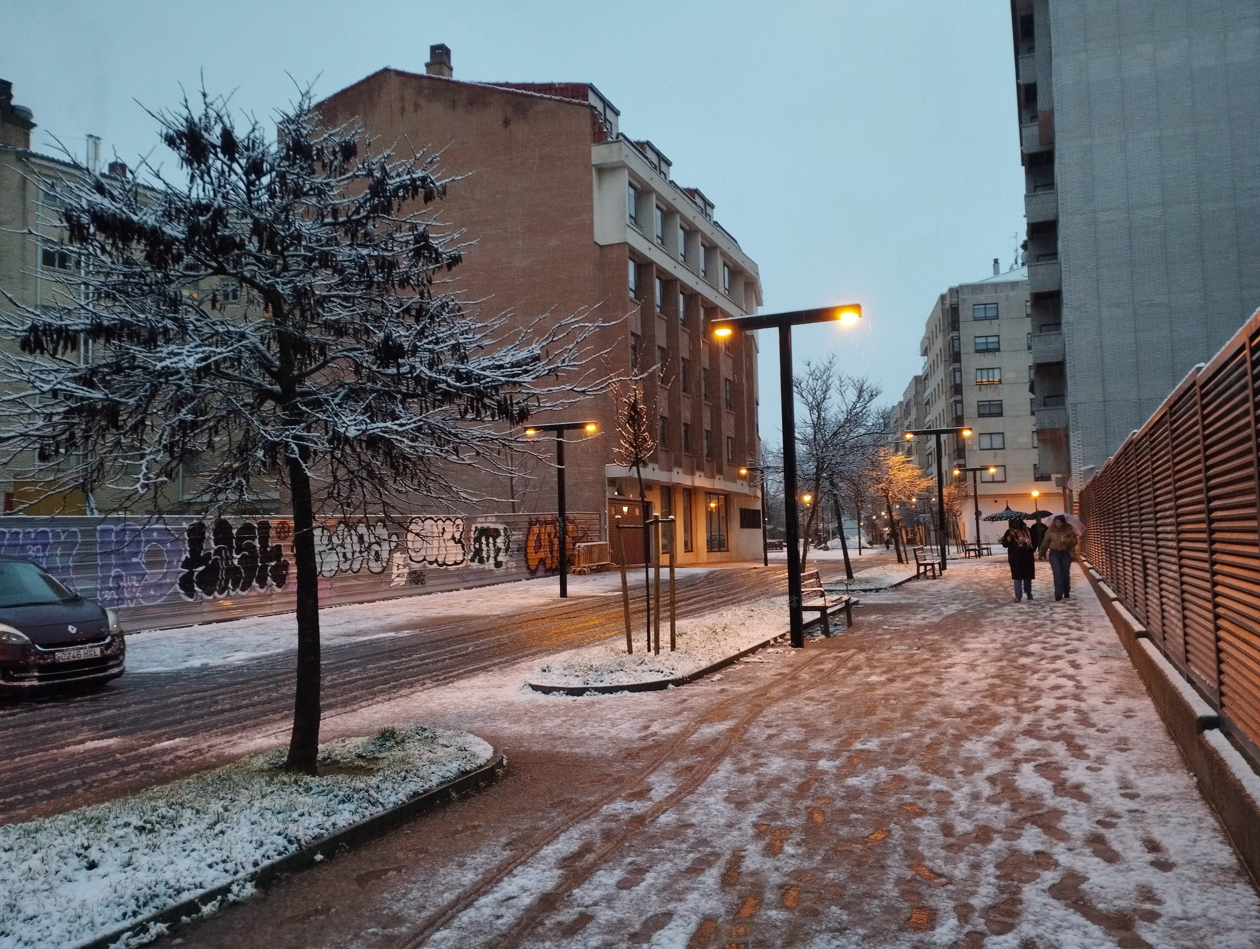 La nieve en Burgos, en imágenes