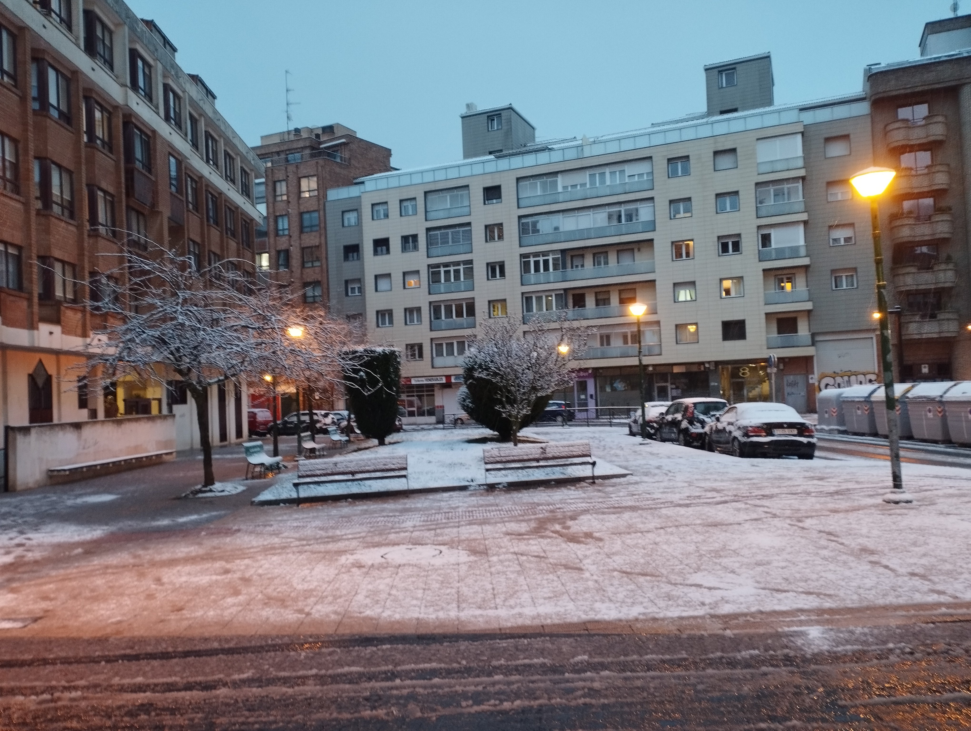 La nieve en Burgos, en imágenes