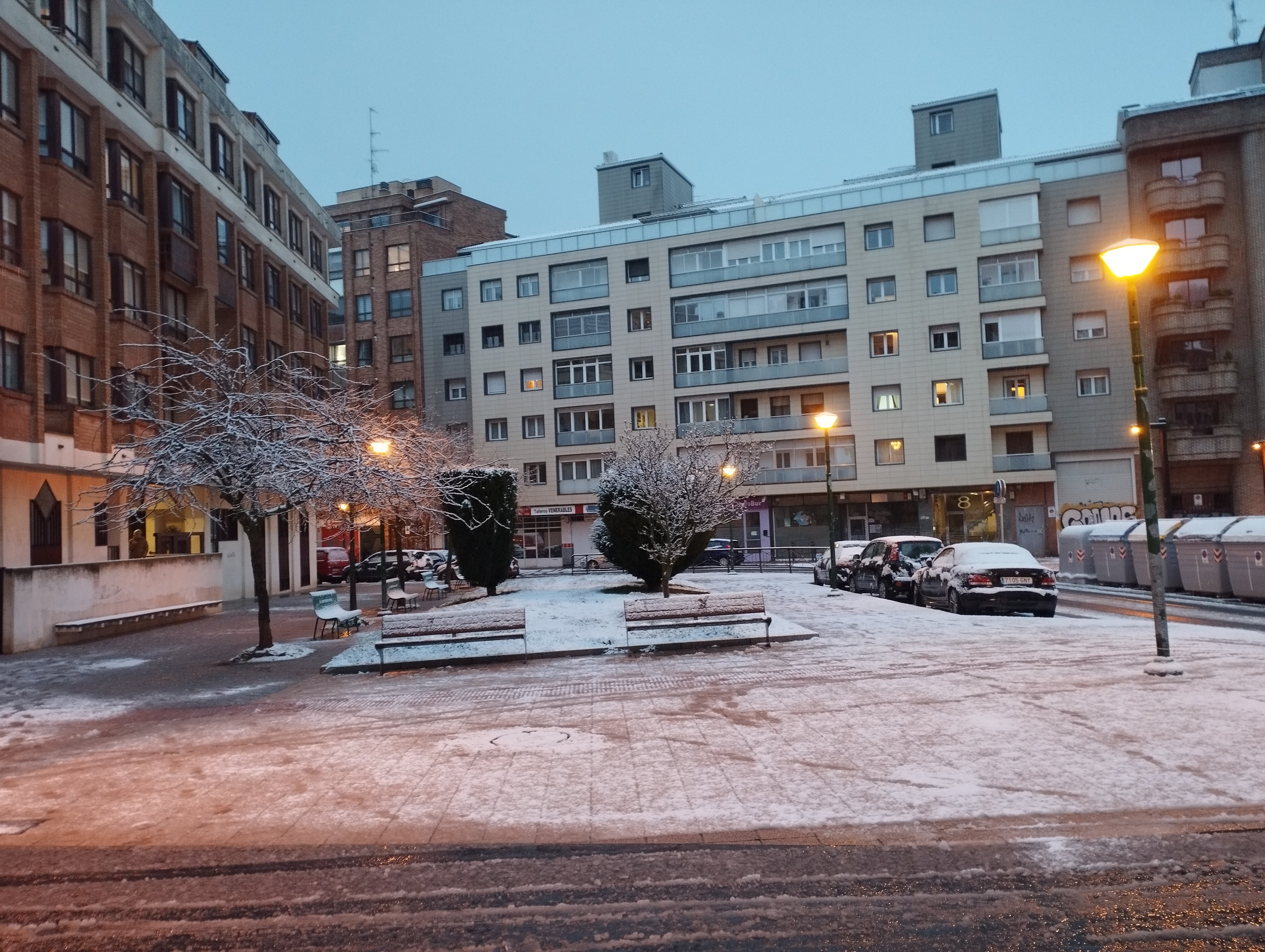 La nieve en Burgos, en imágenes