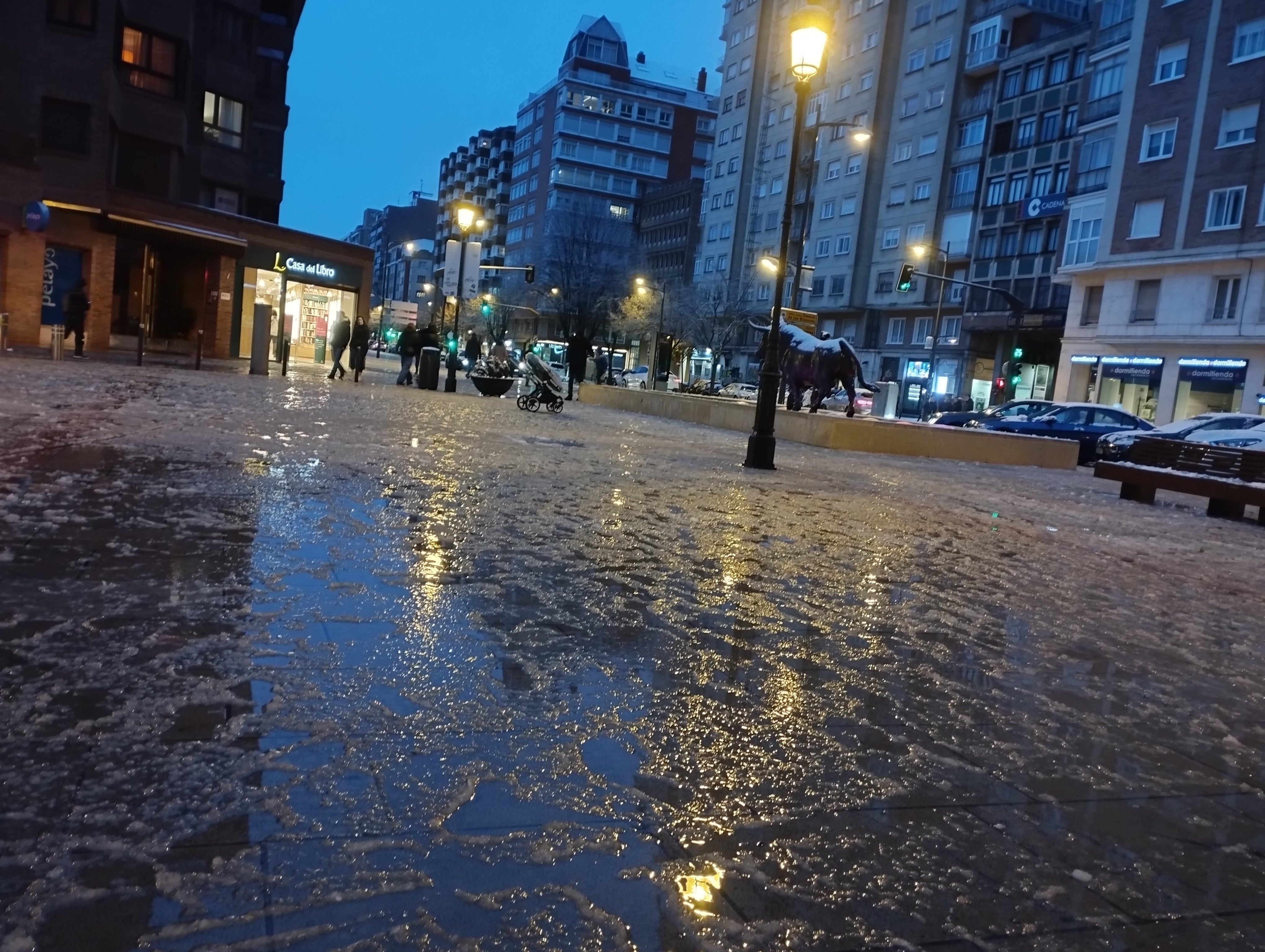 La nieve en Burgos, en imágenes