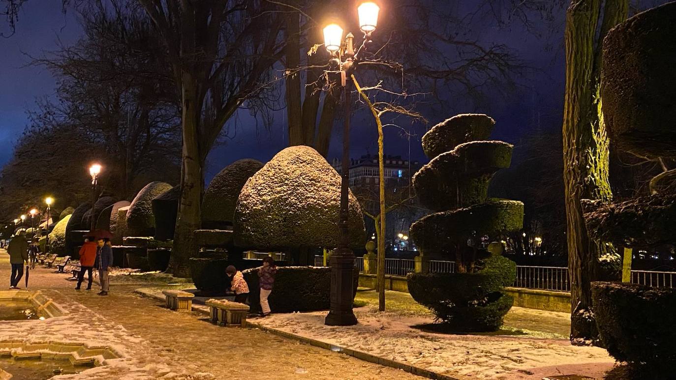 La nieve en Burgos, en imágenes