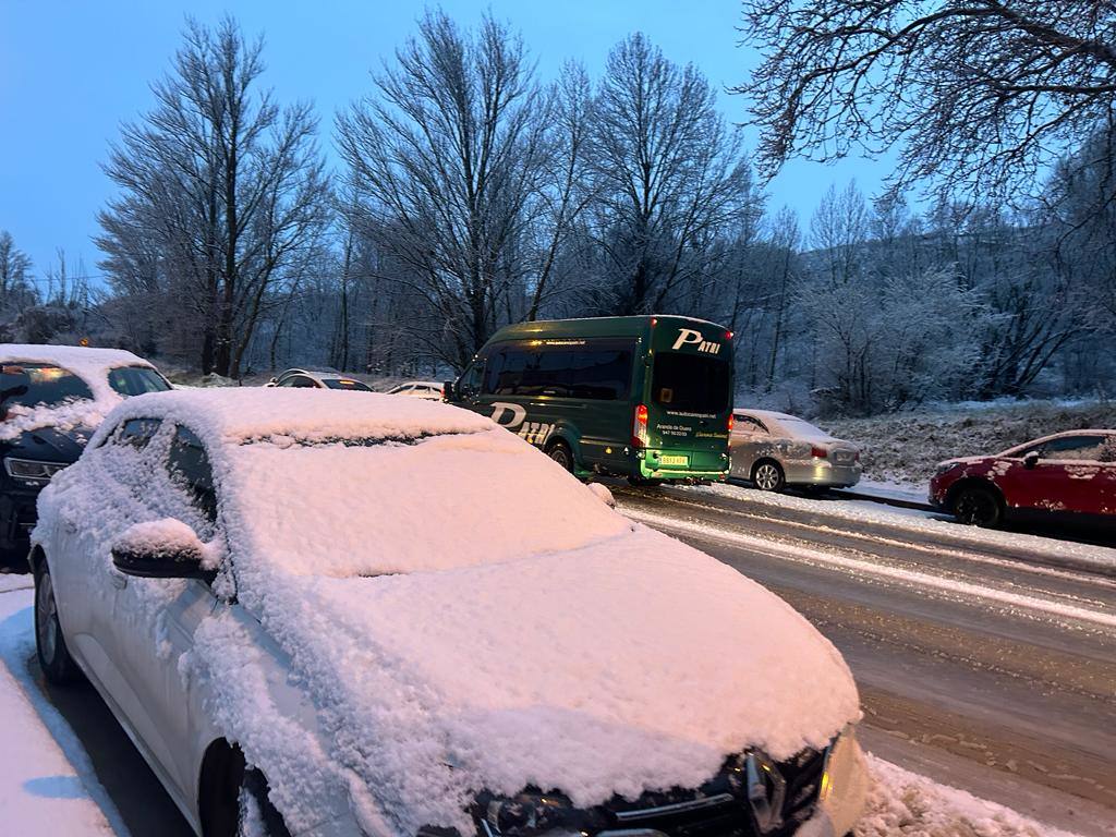 La nieve en Burgos, en imágenes