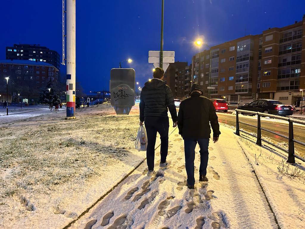 La nieve en Burgos, en imágenes