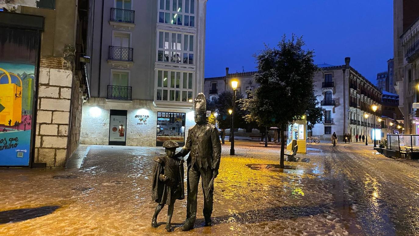 La nieve en Burgos, en imágenes