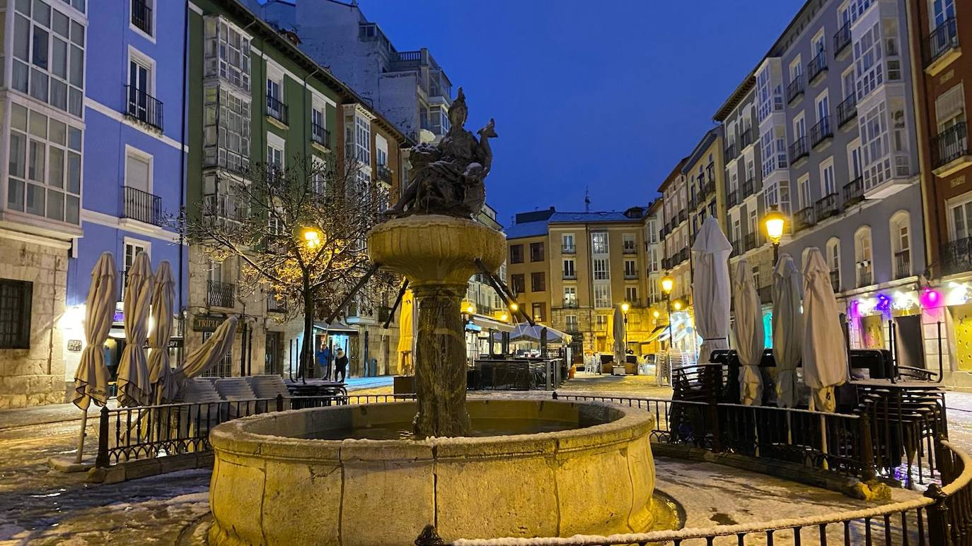 La nieve en Burgos, en imágenes