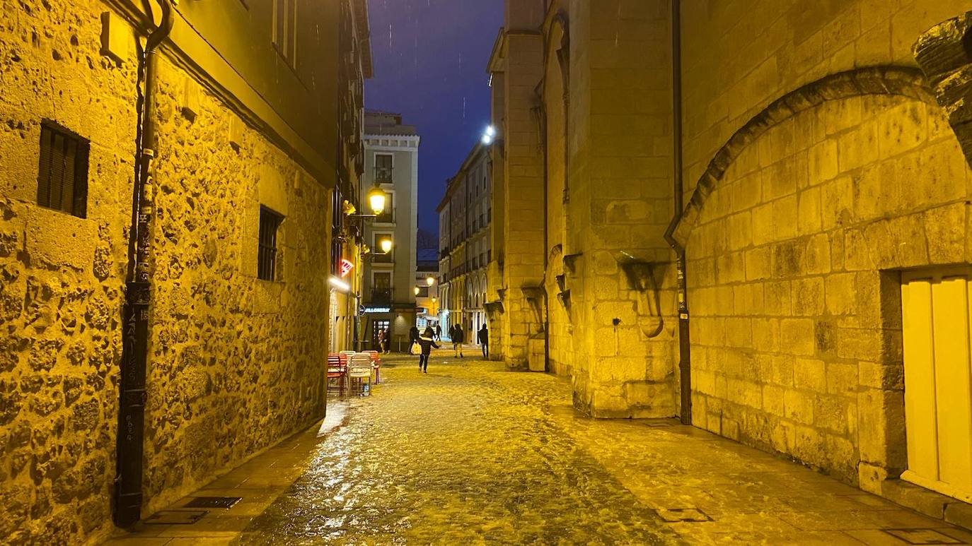 La nieve en Burgos, en imágenes