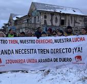 Más de 200 personas reivindican la apertura del Directo en la estación de Robregordo