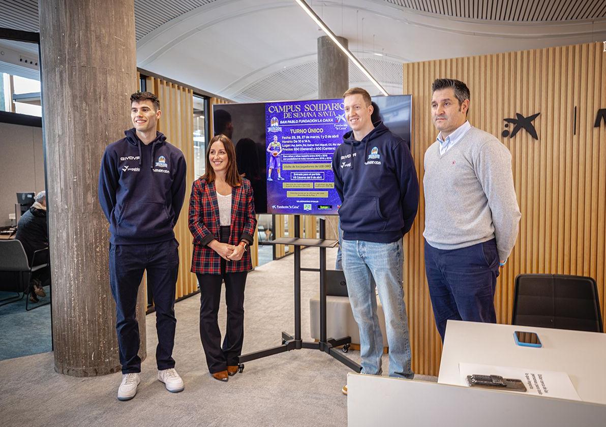 Presentación del Campus Solidario de Semana Santa 'San Pablo Fundación la Caixa'.