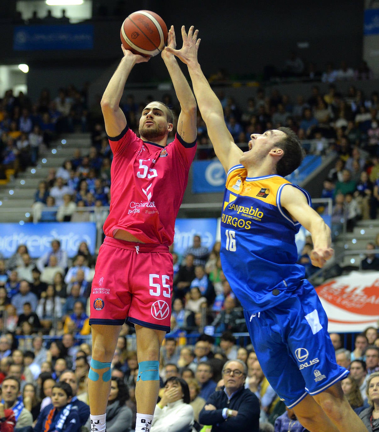 El derbi burgalés de baloncesto, en imágenes