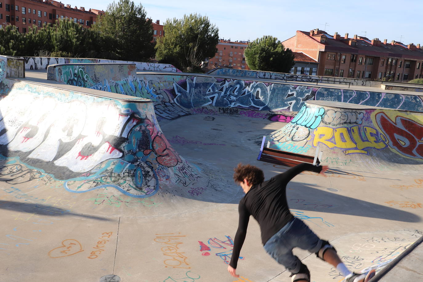 La pista de skatepark de Burgos, un peligro para los deportistas