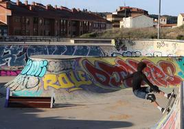 Estado de las instalaciones del skatepark San Isidro, en Burgos
