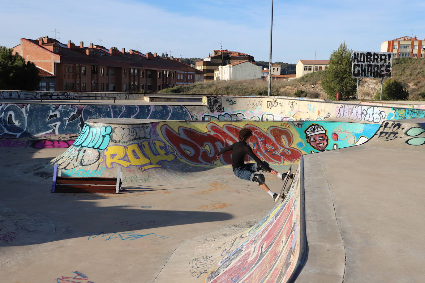 La pista de skatepark de Burgos, un peligro para los deportistas