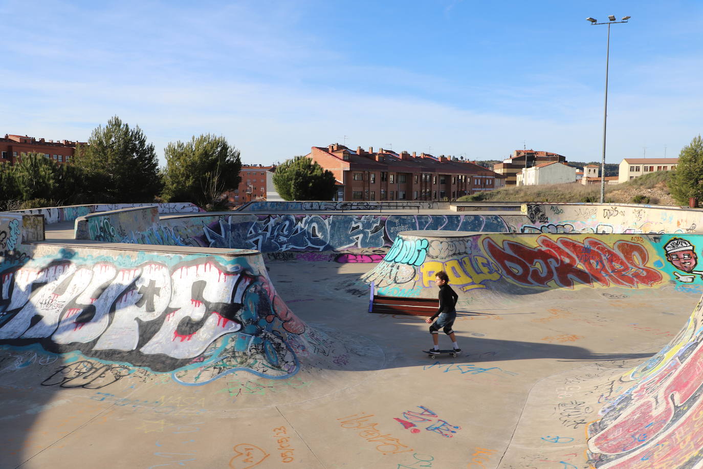 La pista de skatepark de Burgos, un peligro para los deportistas