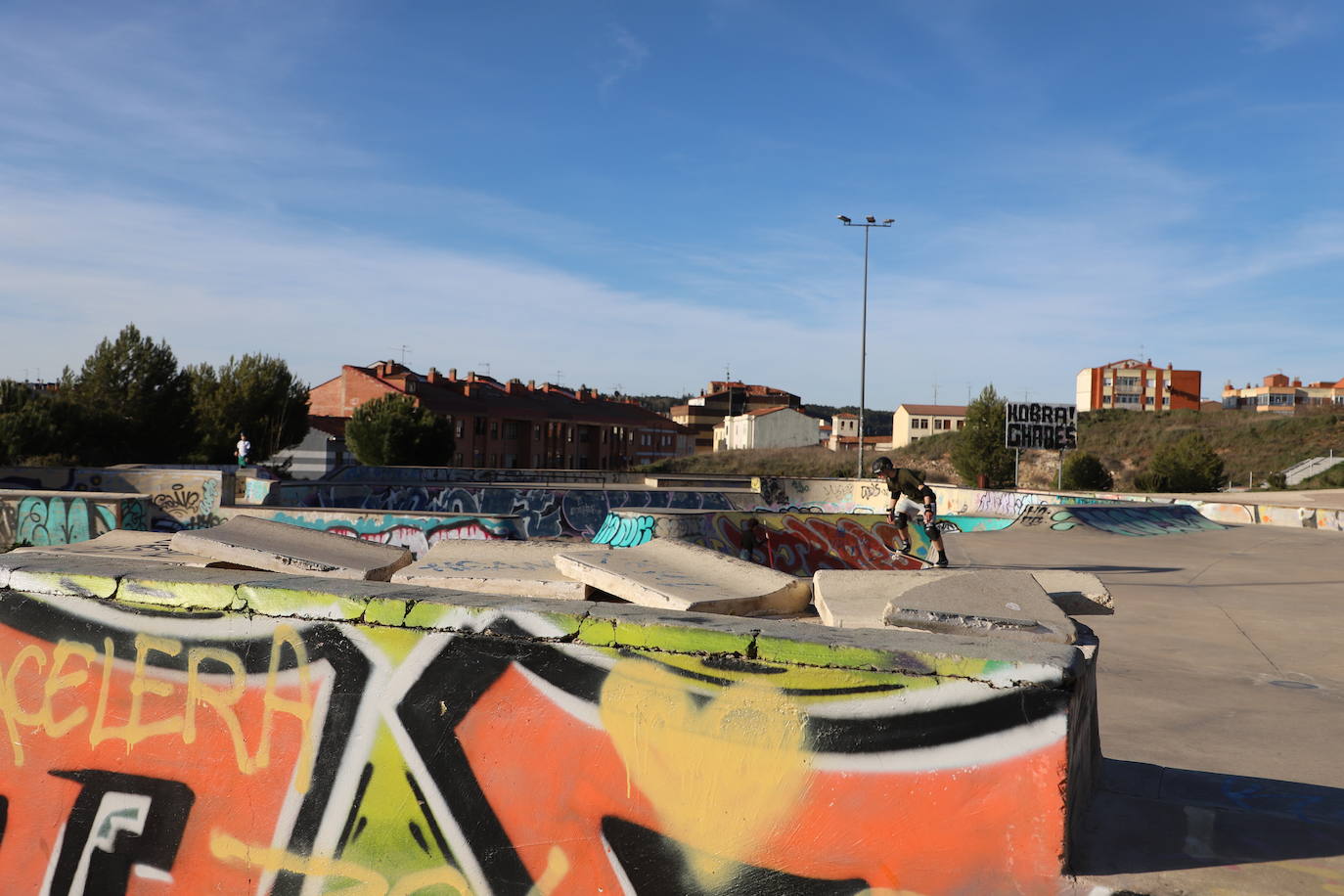 La pista de skatepark de Burgos, un peligro para los deportistas