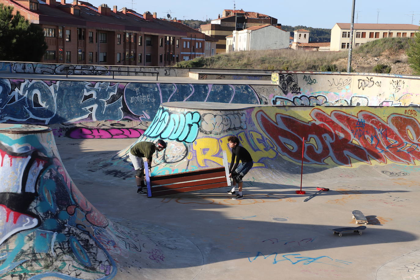 La pista de skatepark de Burgos, un peligro para los deportistas