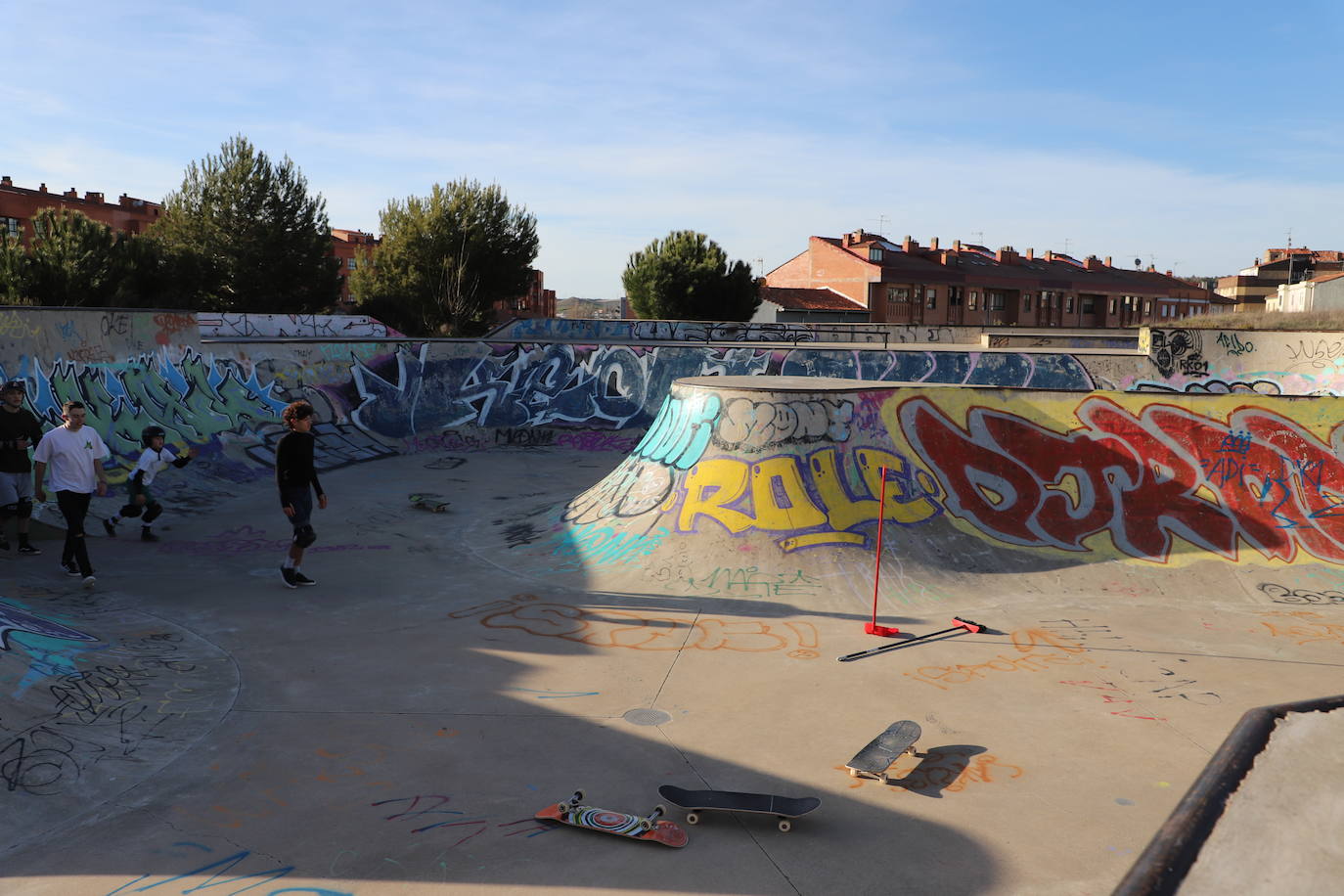 La pista de skatepark de Burgos, un peligro para los deportistas