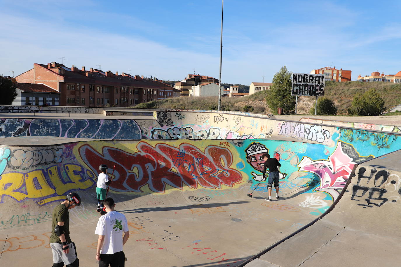 La pista de skatepark de Burgos, un peligro para los deportistas