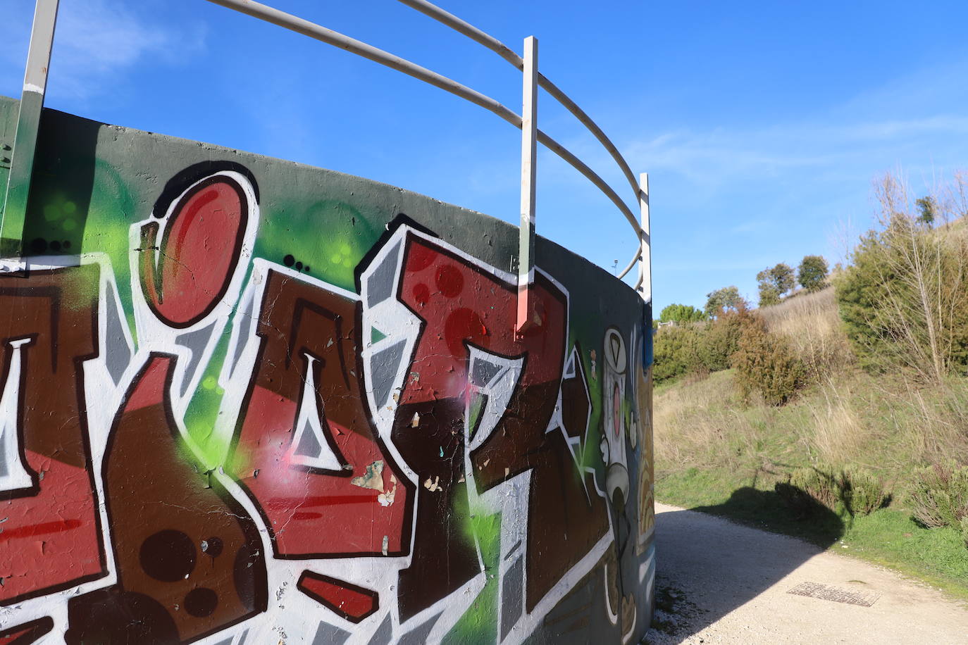 La pista de skatepark de Burgos, un peligro para los deportistas