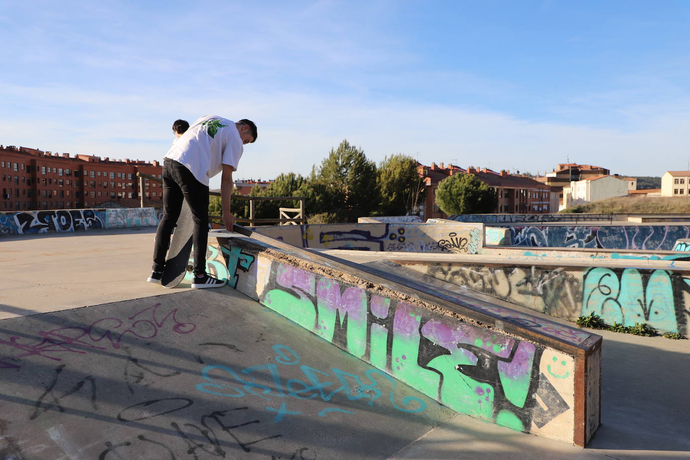 La pista de skatepark de Burgos, un peligro para los deportistas