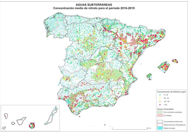 Contaminación de las aguas subterráneas.