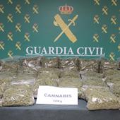 Interceptan en Burgos un camión cargado con 30 kilos de marihuana