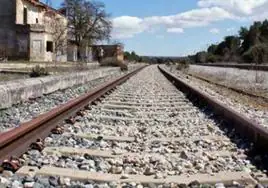 La línea ferroviaria Burgos-Aranda-Madrid.