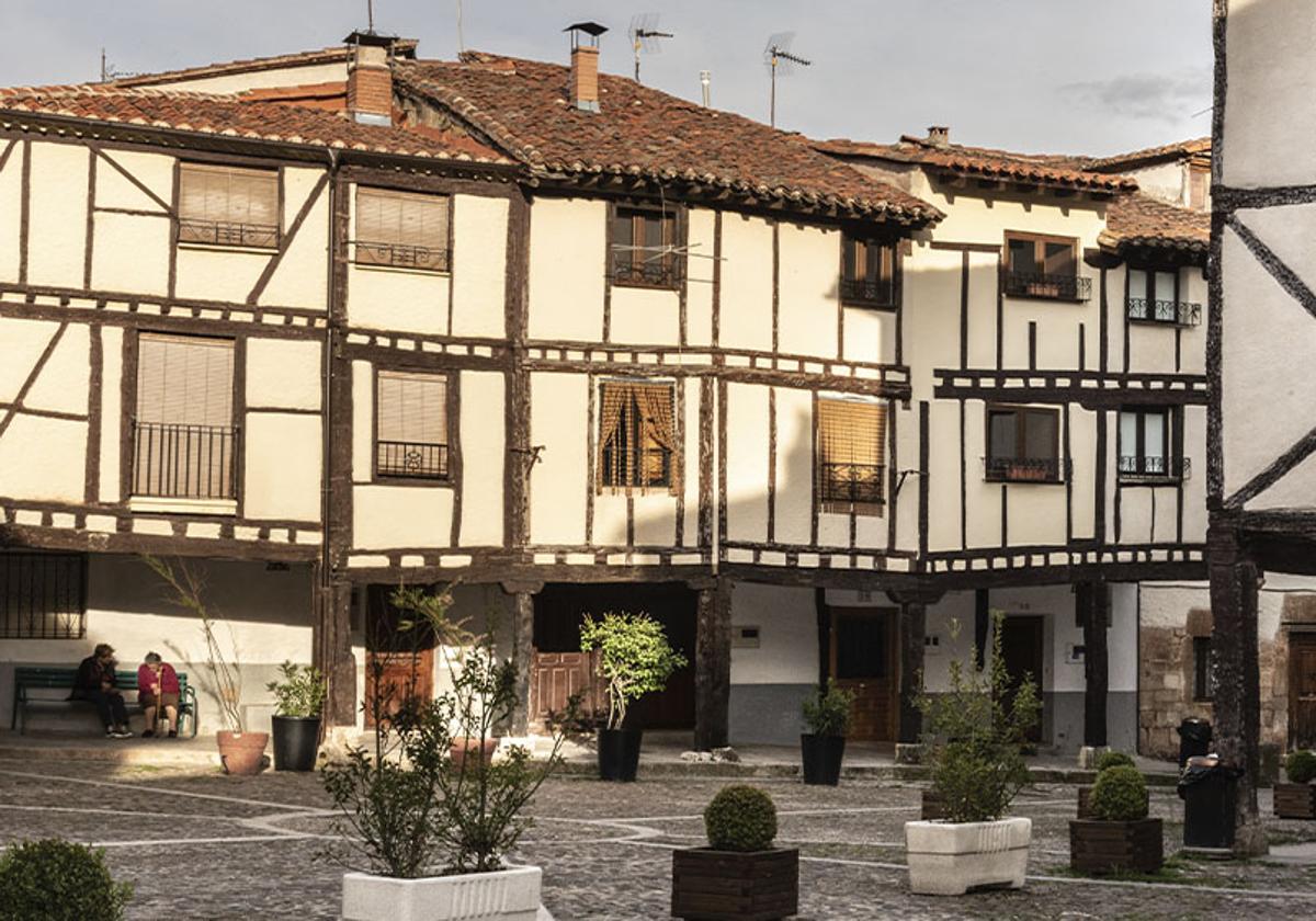 Vista de Covarrubias, en Burgos.