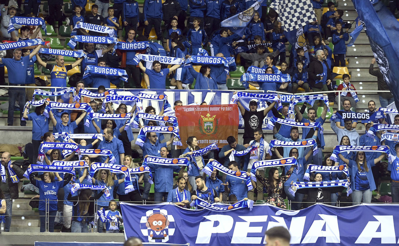 La victoria del San Pablo Burgos frente al Gipuzkoa Basket, en imágenes